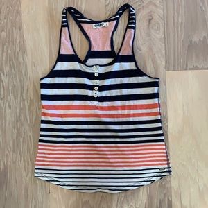 Garage striped tank top - Size small
